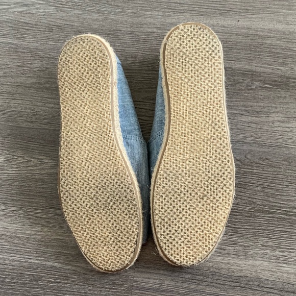 Toms open toe blue espadrille - Picture 6 of 7